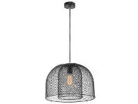 LivingStyles Milford Metal Wire Pendant Light, Black offer