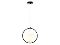 LivingStyles Edith Metal Pendant Light, Black offer