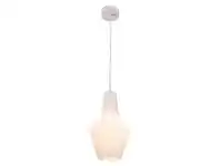 LivingStyles Alba Glass Pendant Light, Large, Opal offer
