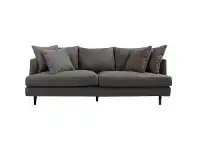 LivingStyles Kisdorf Fabric Sofa, 3 Seater, Smoke offer