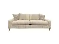 LivingStyles Westerly Fabric Slipcover Sofa, 3 Seater, Calantino Stripe offer