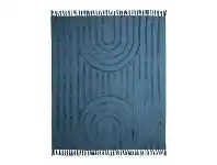 LivingStyles Zen Cotton Throw, 130x160cm, Steel Blue offer