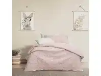 LivingStyles Jelly Bean Kids Bolston Coverlet Set, 160x220cm, Pink offer