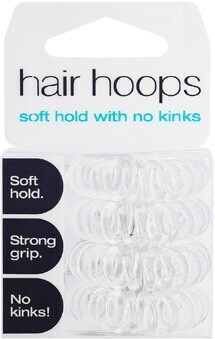 BIG W Hair Hoops - Clear offer