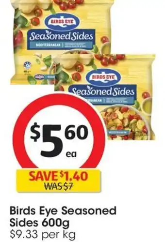 Coles Birds Eye Seasoned Sides 600g offer