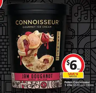 Coles Peters Connoisseur 1 Litre offer