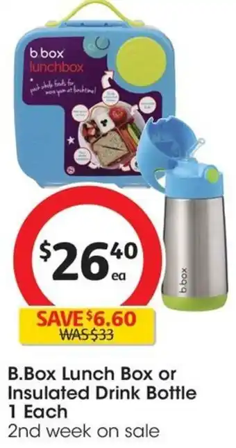 Coles B.Box Lunch Box or Insulated Drink Bottle 1 Each offer