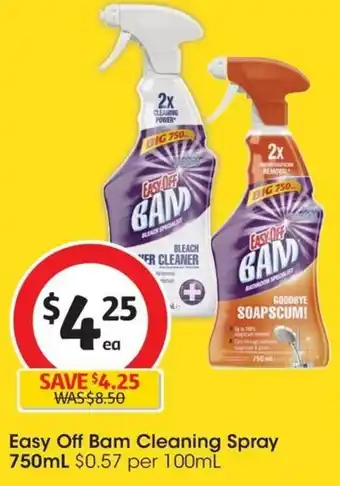 Easy Off Bam Cleaning Spray 750mL