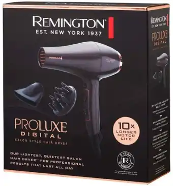 BIG W Remington Proluxe Digital Hair Dryer offer