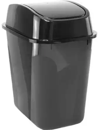 BIG W Taurus Black Swing Top Bin 29-Litre offer