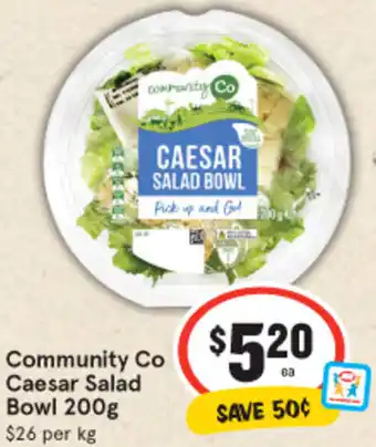 IGA Community Co Caesar Salad Bowl 200g offer