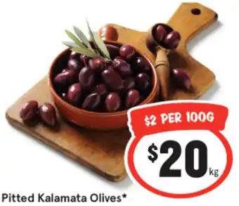 IGA Pitted Kalamata Olives offer
