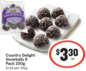 IGA Country Delight Snowballs 8 Pack 200g offer