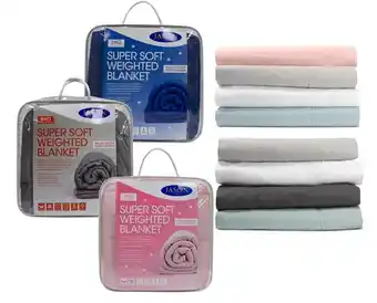 BIG W 30% off Jason Weighted Blanket and All Tontine Sheet Sets offer