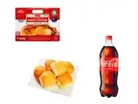 Coles Coles RSPCA Approved Hot Roast Chicken, Coles Bakery 6 Pack Rolls, Coca-Cola, Sprite or Fanta Soft Drink 1.25 Litre or Mount offer