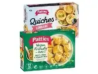 Foodworks Patties Mini Quiche or Vegan Friendly Rolls 12 Pack offer