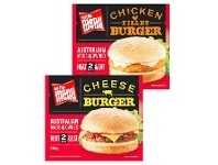 Foodworks On the Menu Cheese or Chicken Burger 161-175g offer