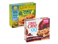 Coles Nature Valley Bars 252g or Fibre One Bars or Snacks 100g-105g offer