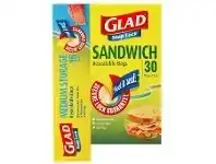 Foodworks Glad Snaplock or Resealable Bags 10-60 Pack offer