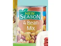 ALDI New Season 4 Bean Mix 420g offer