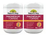 Chemist Discount Centre Nature's Way Magnesium + Turmeric 150 Tablets offer
