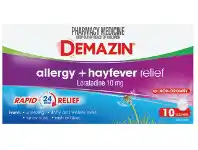 Chemist Discount Centre Demazin Allergy + Hayfever Relief 10 Tablets offer