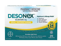 Chemist Discount Centre Desonex Hayfever Relief 20 Tablets offer