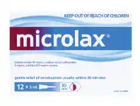 Microlax Enema 5ml 12 Pack