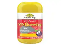 Nature's Way Kids Smart Vita Gummies Iron + Vitamin C 60 Pastilles