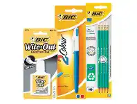 Foodworks Bic Wite-Out Correction Fluid, Evolution Pencils 4 Pack or 2 Colour Pen 1 Pack offer