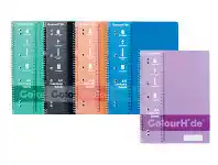 Marbig Colourhide 200 Page A4 Lecture Book or 5 Subject Notebook A4