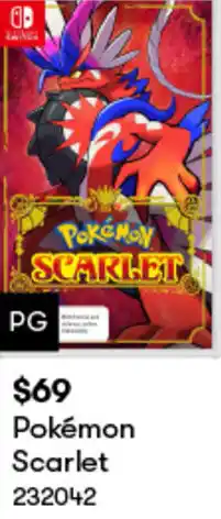 BIG W Pokémon Scarlet offer