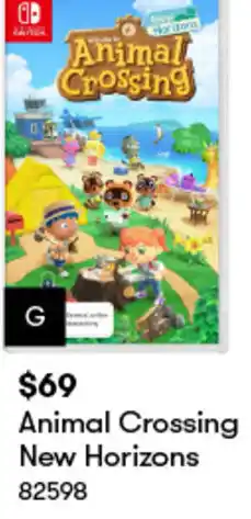 BIG W Animal Crossing New Horizons offer