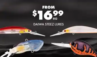 BCF DAIWA STEEZ LURES offer