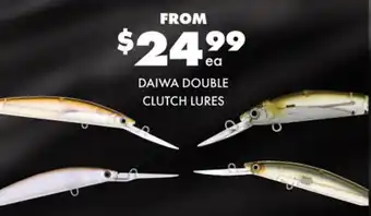BCF DAIWA DOUBLE CLUTCH LURES offer