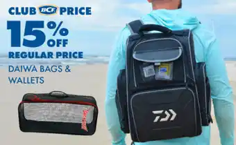 BCF DAIWA BAGS & WALLETS offer
