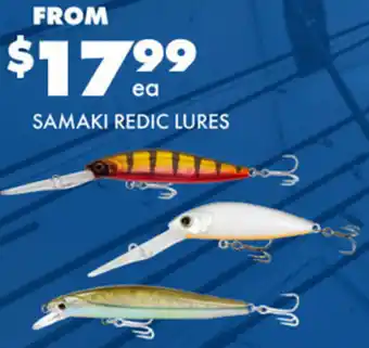 BCF SAMAKI REDIC LURES offer