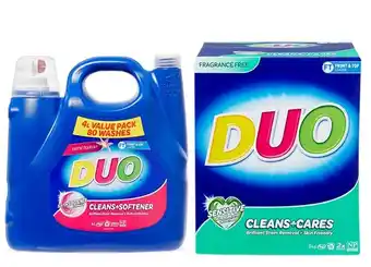 BIG W Duo Laundry Liquid 4-Litre or Laundry Powder 5kg offer