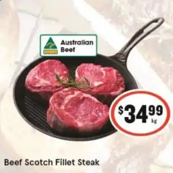 IGA Beef Scotch Fillet Steak offer