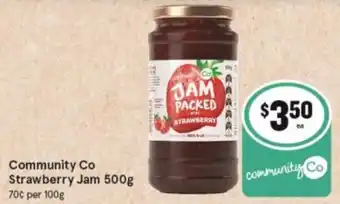 IGA Community Co Strawberry Jam 500g offer