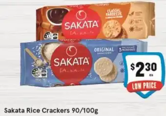 IGA Sakata Rice Crackers 90/100g offer