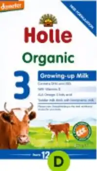 Healthy Life D Holle Organic Cow Milk Toddler Formula 3 with DHA 500g offer