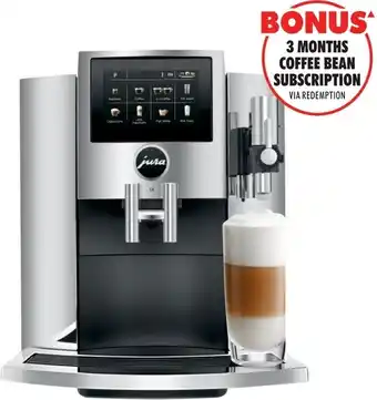 The Good Guys Jura S8 Automatic Coffee Machine - Chrome offer