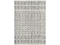 LivingStyles Levi Zorani Tribal Rug, 400x300cm, Black / Ivory offer