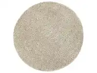 LivingStyles Melbourne Modern Round Shaggy Rug, 200cm, Beige offer