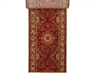 LivingStyles Royal Medallion New Zealand Wool Persian Runner Rug, 500x80cm, Red offer