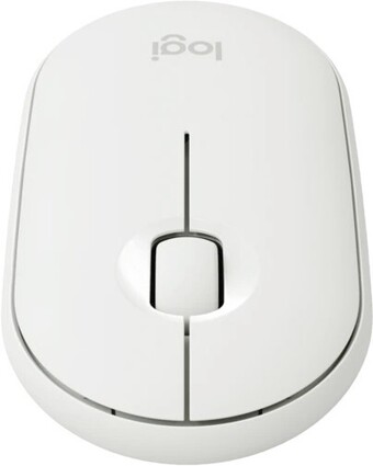 Logitech Pebble Compact Wireless Mouse - White