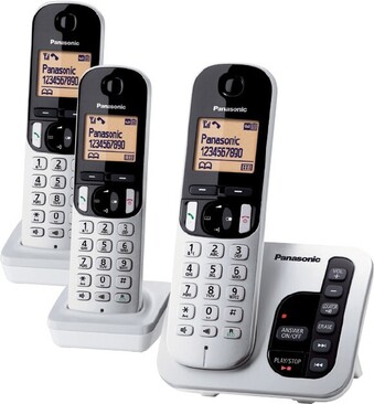 The Good Guys Panasonic Cordless Phone Triple Pack offer