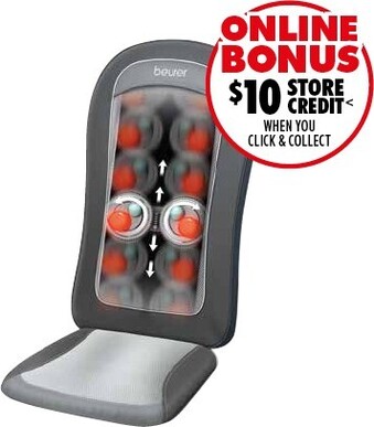 The Good Guys Beurer Shiatsu Massage Seat Cover offer