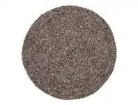 LivingStyles Plait Handwoven Round Wool Rug, 150cm, Brown offer